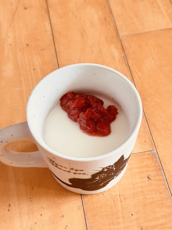 딸기 판나코타