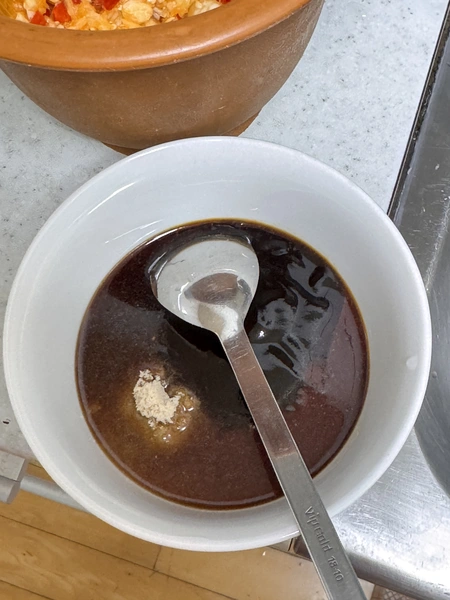 양념장 준비