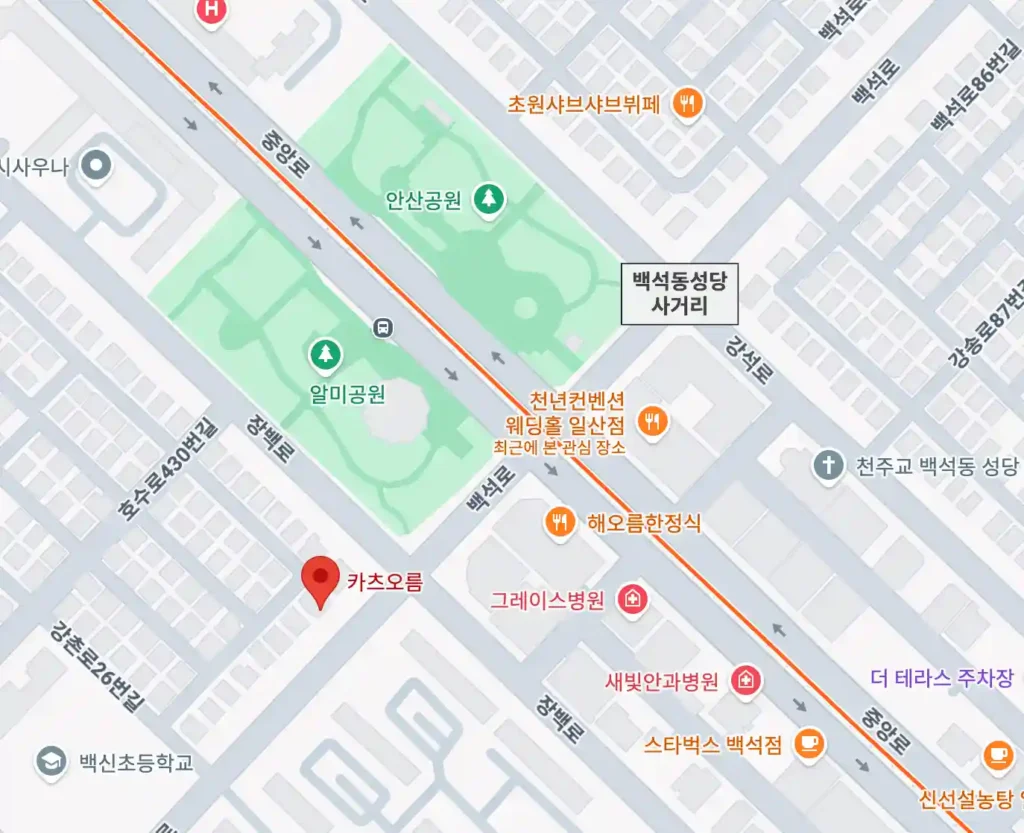 백석 카츠오름 약도