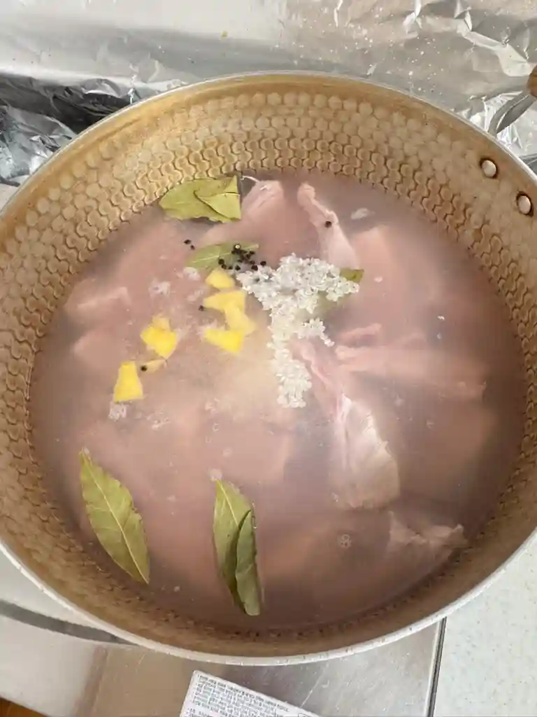 등갈비 삶기